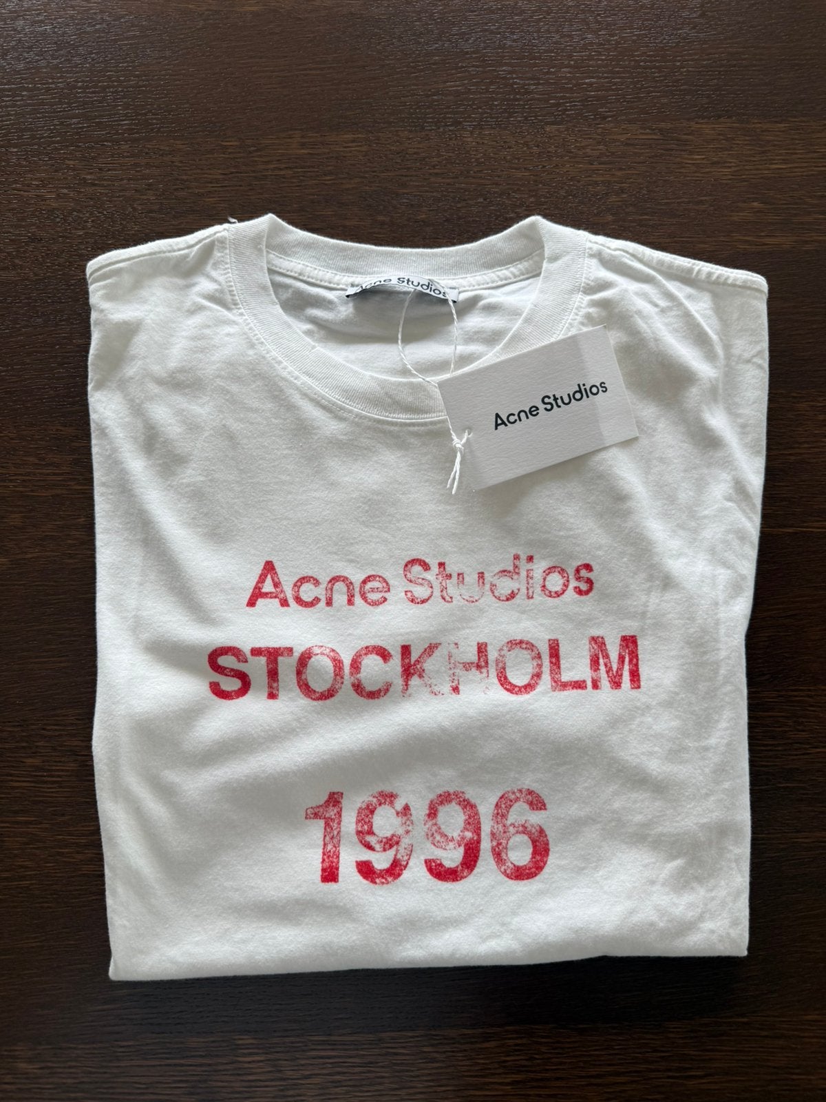 Acne Studios T-shirt maat XL nieuw, Ophalen of Verzenden, Nieuw, Maat 56/58 (XL), Wit