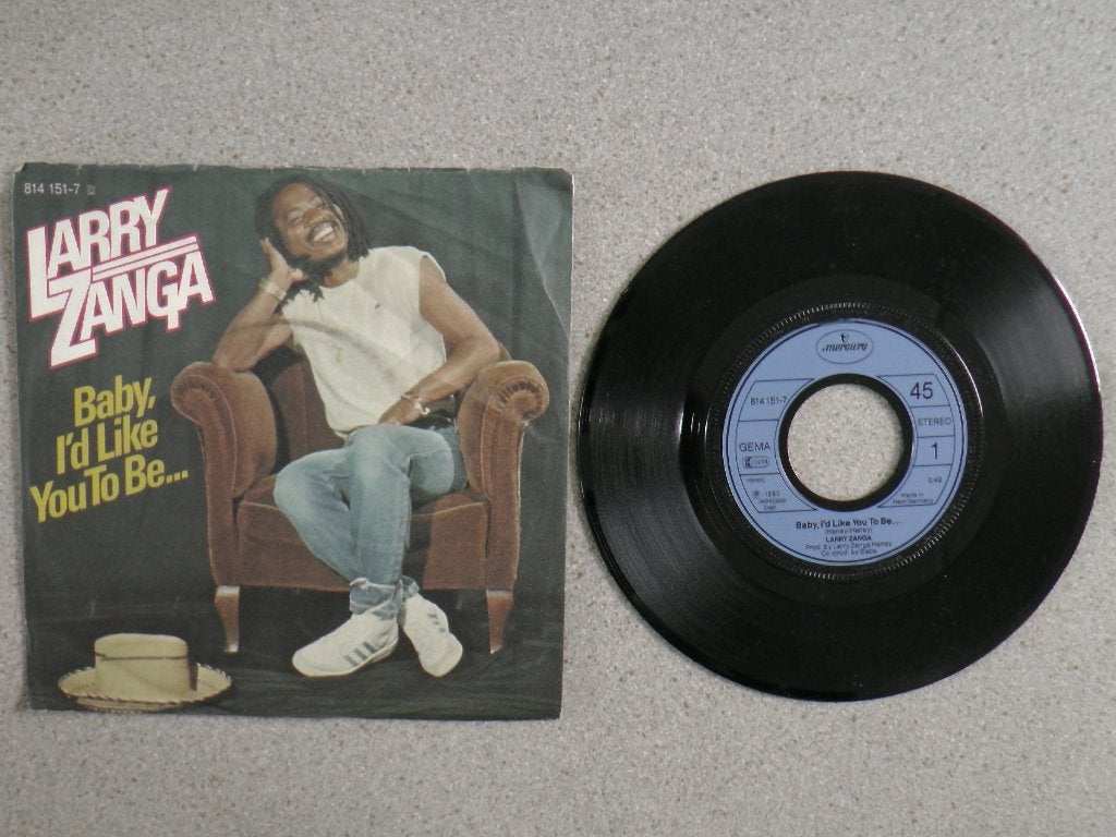 Larry Zanga - Baby I'd like to be you VINYL SINGLE, Gebruikt, 7 inch, Pop, Fotohoes