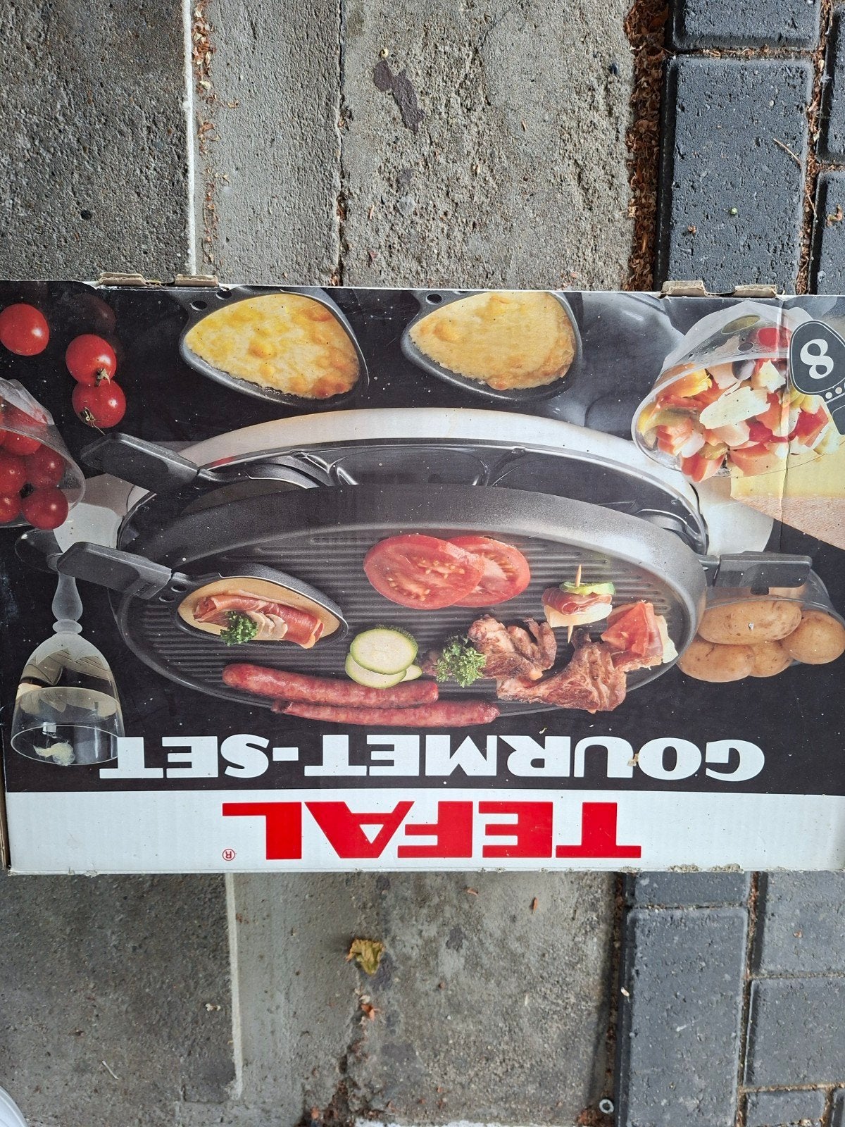 Gourmet set 8 personen, Witgoed en Apparatuur, Gourmetstellen, Ophalen of Verzenden, Zo goed als nieuw, 4 t/m 7 personen