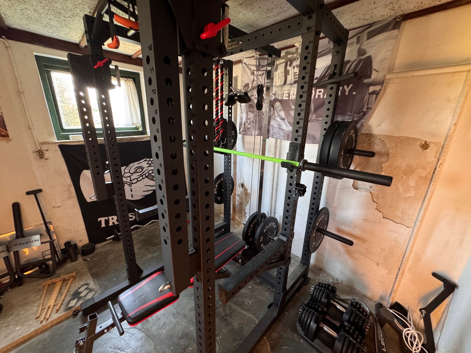 Atletica R7 Powerrack, Sport en Fitness, Fitnessmaterialen, Ophalen, Zo goed als nieuw, Overige typen