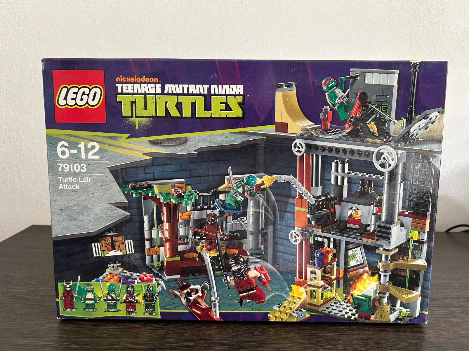 LEGO Ninja Turtles 79103 Turtle Lair Attack, Overige thema's, Lego, Nieuw, Ophalen of Verzenden