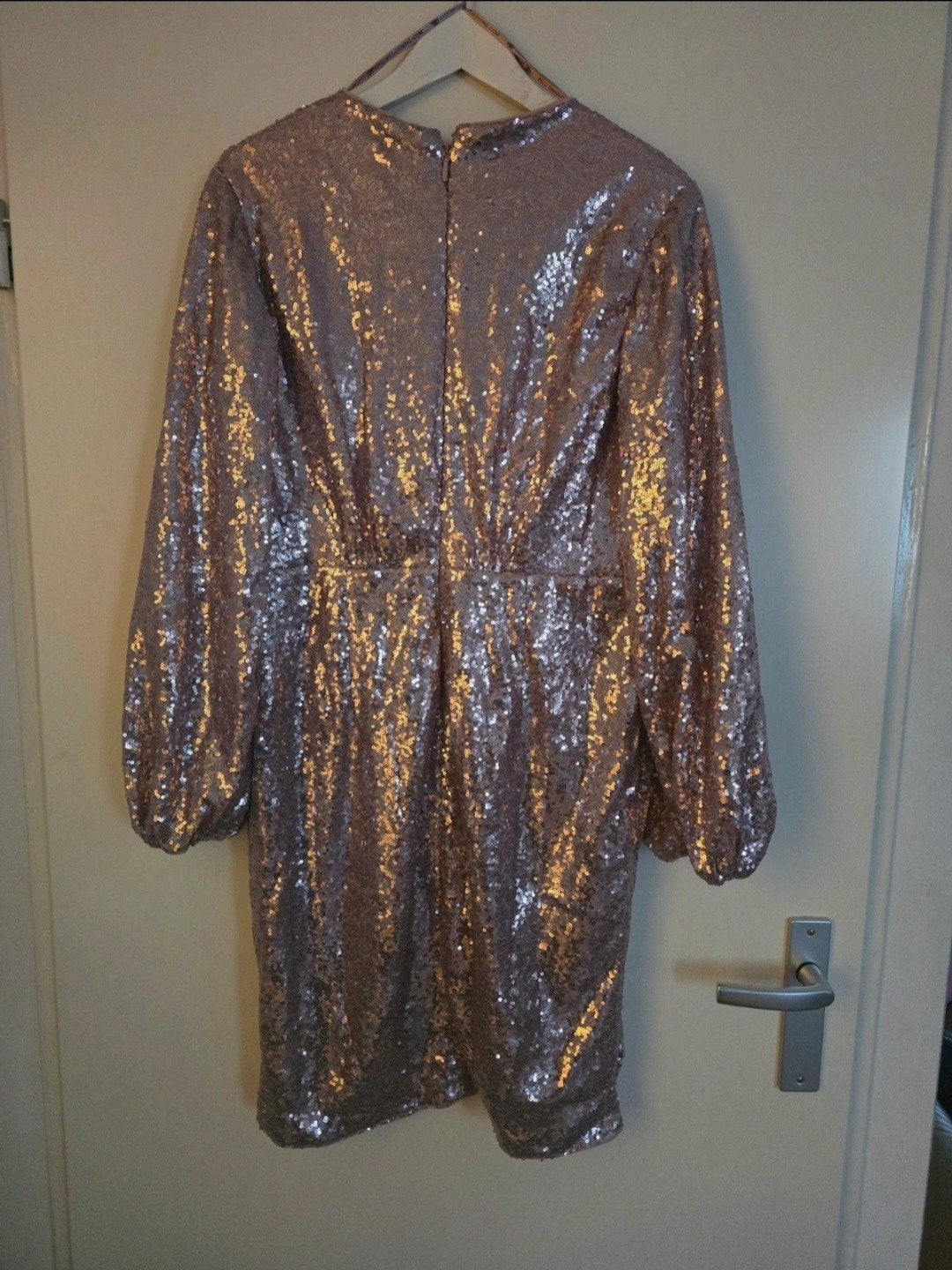 ChiChi London Glitter Jurk Maat 42 - Nieuw, Maat 42/44 (L), ChiChi London, Nieuw, Ophalen of Verzenden