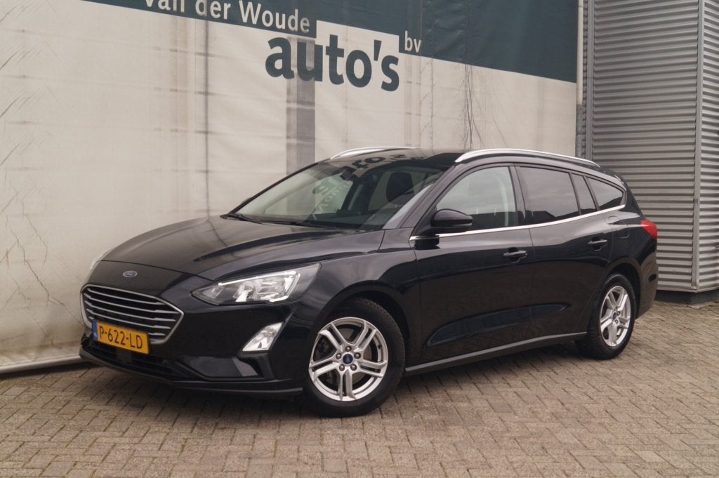 Ford Focus Wagon 1.0 EcoBoost Hybrid 125pk Titanium X Busine, Focus, Dealer onderhouden, Gebruikt, Euro 6