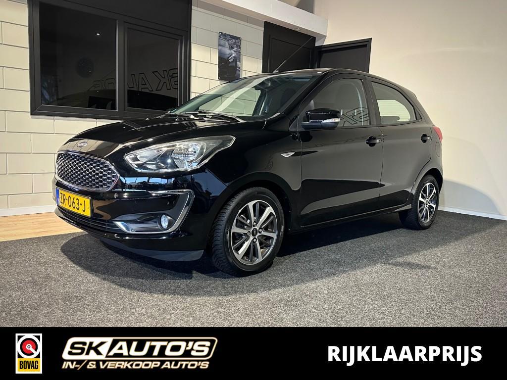 Ford KA 1.2 TREND ULTIMATE l NAP l STOELVERW l BLUETOOTH l A, Voorwielaandrijving, 86 pk, Zwart, Origineel Nederlands