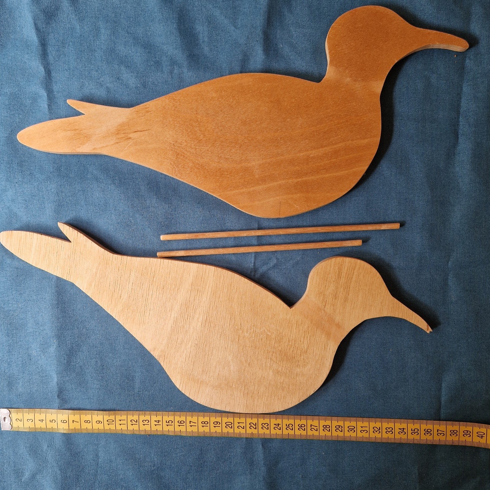 Houten vogels om te bewerken - Figuurzaagwerk, Handgemaakt, Dieren, Nieuw, Knutselmateriaal