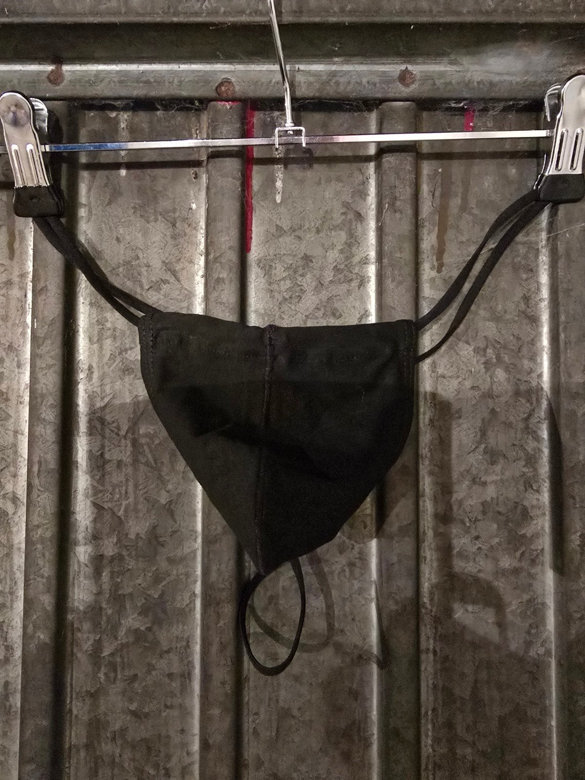 zwarte heren pouch string, Verzenden, Zwart, Overige typen