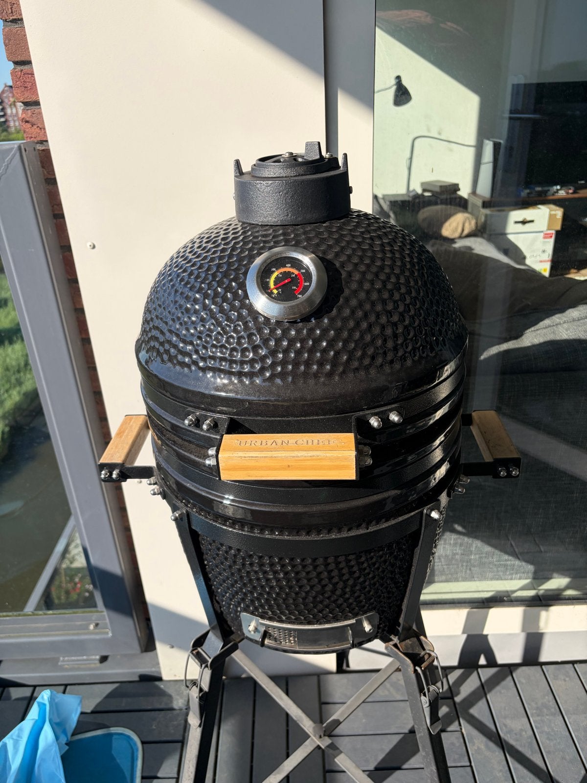 Urban Chef Kamado BBQ met hoes, Ophalen, Gebruikt