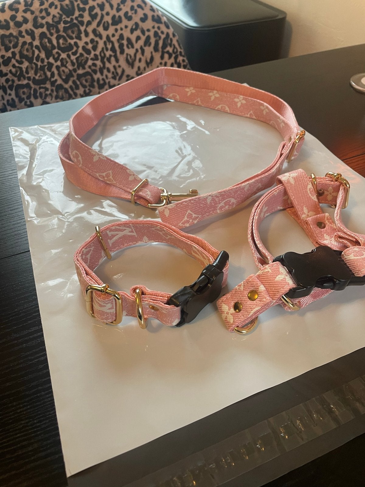 Set honden riem/lijn/tuig, Overige merken, Ophalen of Verzenden, Nieuw, Halsband