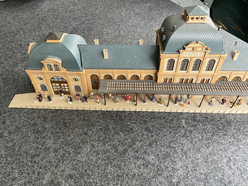 Vollmer.  Station.  Baden, Overige merken, Wisselstroom, Wagon, Ophalen of Verzenden