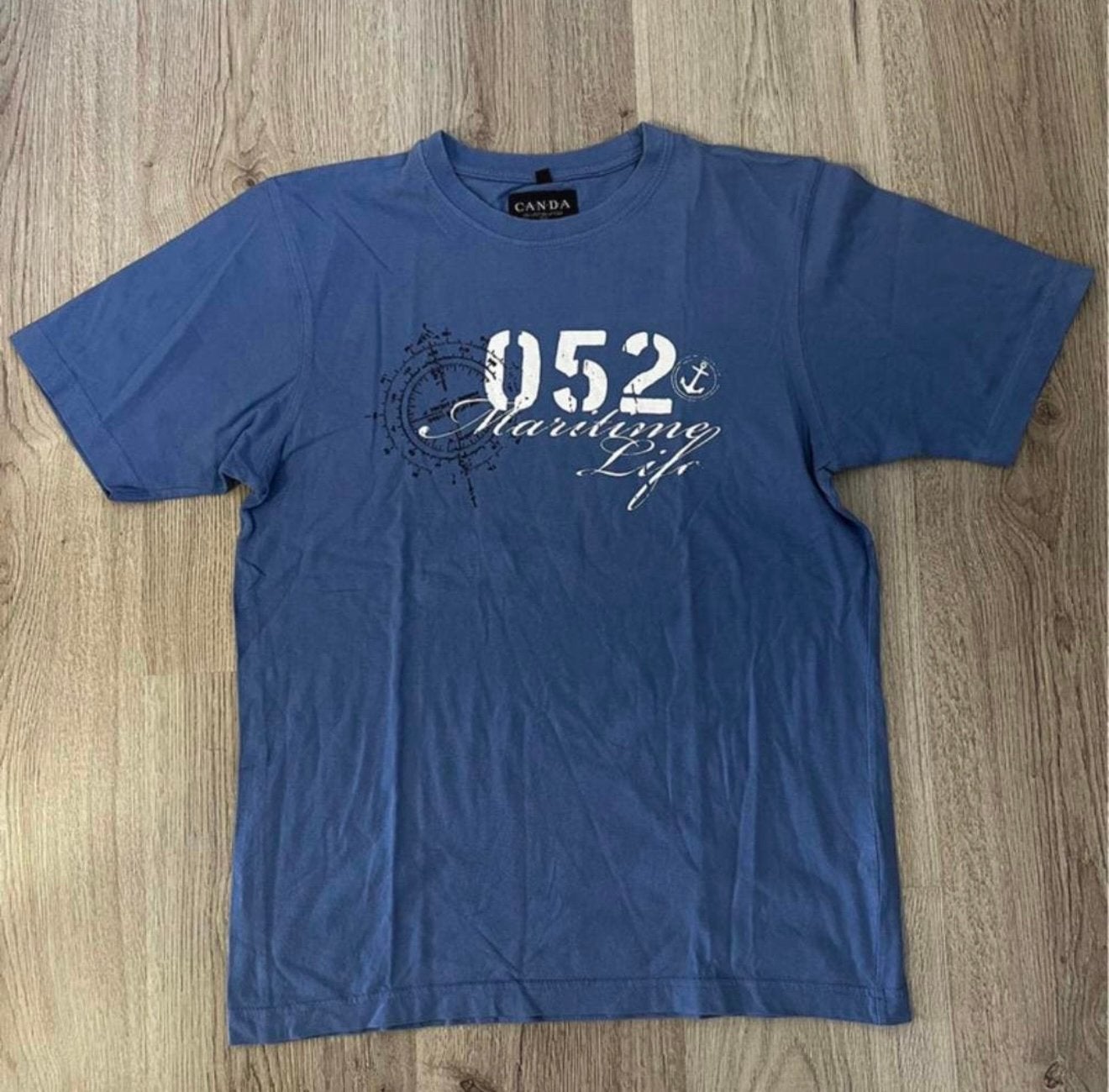Shirt, Ophalen of Verzenden, Zo goed als nieuw, Maat 46 (S) of kleiner, Blauw
