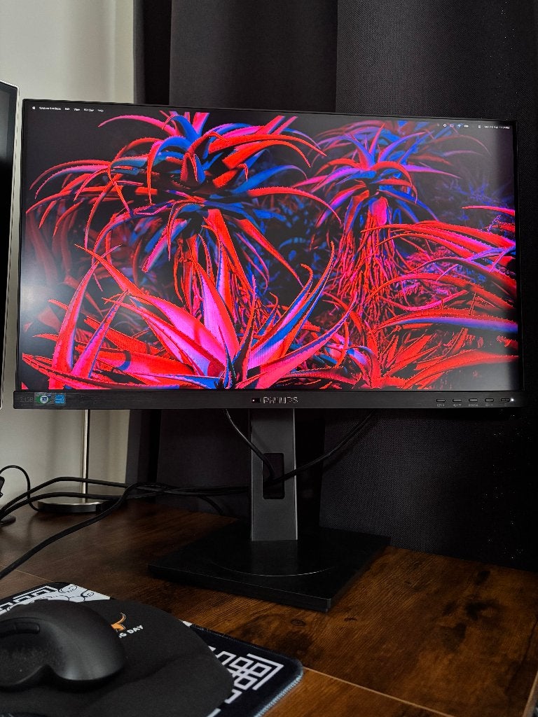 Philips monitor screen QHD IPS  24 inch, Ophalen, HDMI, IPS, Phillips.