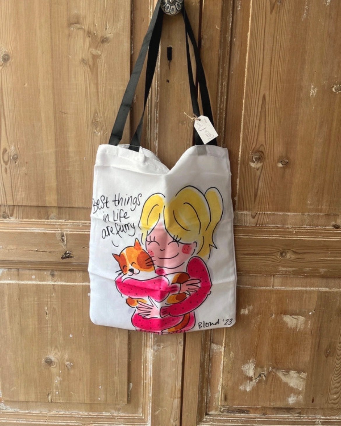 Blond Amsterdam Shopper Tas - Nieuw met prijskaartje, Ophalen of Verzenden, Nieuw, Wit, Shopper