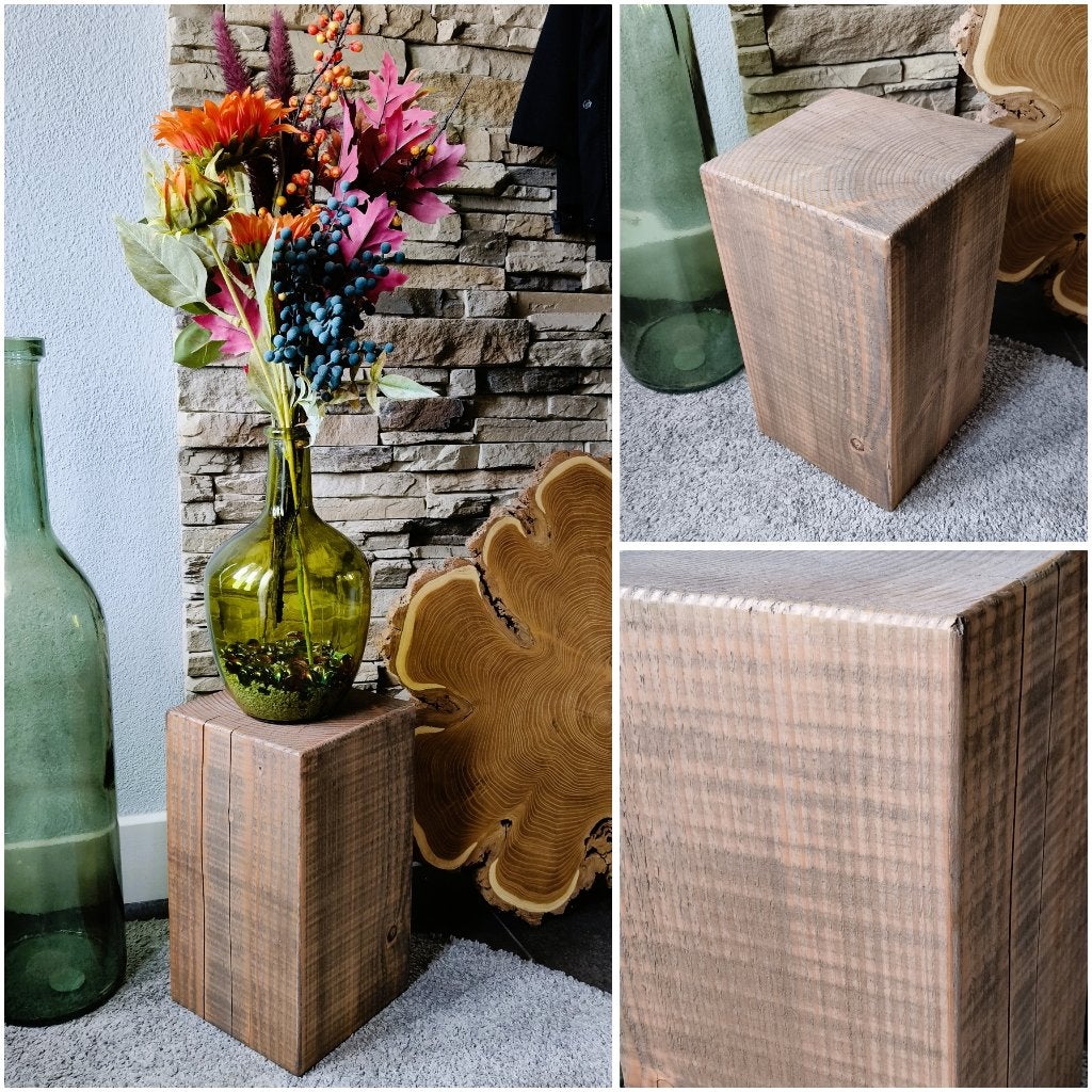 Houten blok - kleine zuil Douglas 35cm #07, Houtatelier M.Y., Info@myhoutatelier.nl, Nieuw, Ophalen of Verzenden