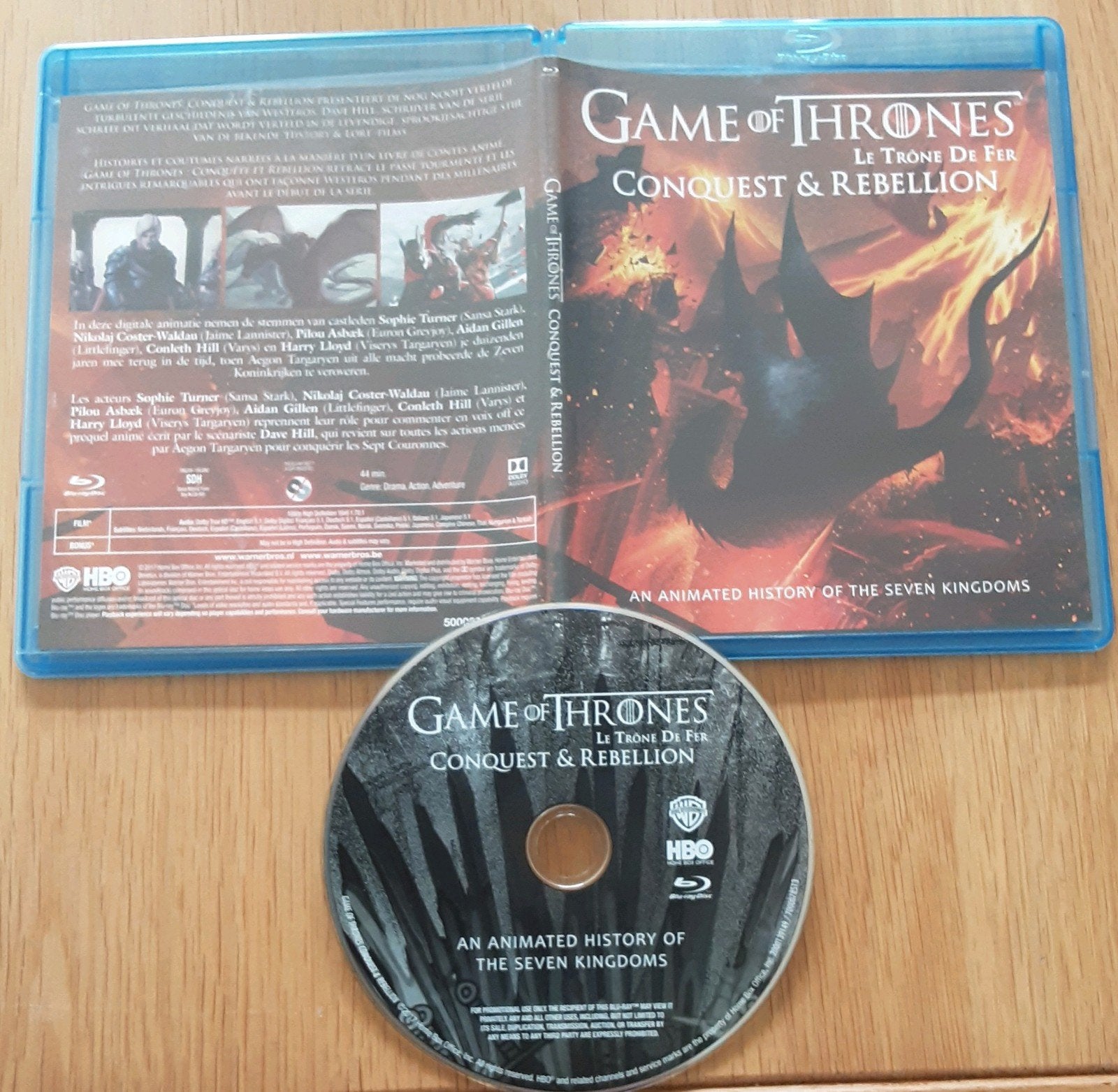 Game of Thrones: Conquest & Rebellion Blu-ray, Cd's en Dvd's, Avontuur, Vanaf 16 jaar, Nederlands, Film
