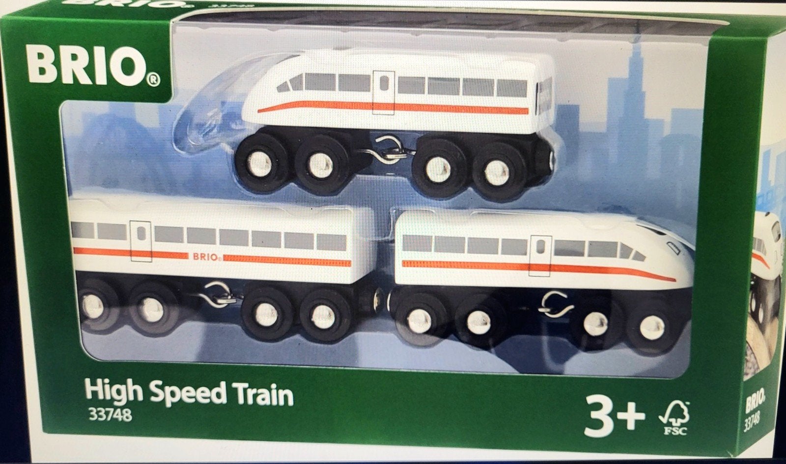 Brio High Speed Trein 33748 met geluid, zonder doos ZGAN, Ophalen of Verzenden, Zo goed als nieuw