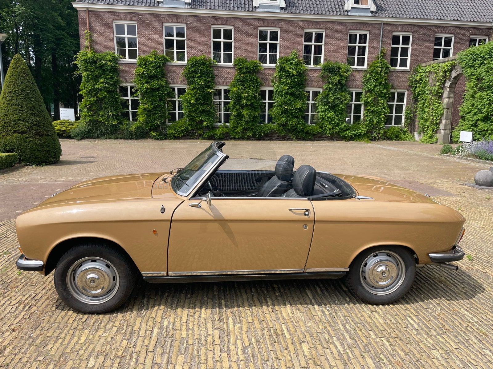 Peugeot 304 1.3 B0S 1972 Beige, Auto's, Cabriolet, Overige bekleding, Origineel Nederlands, Handgeschakeld