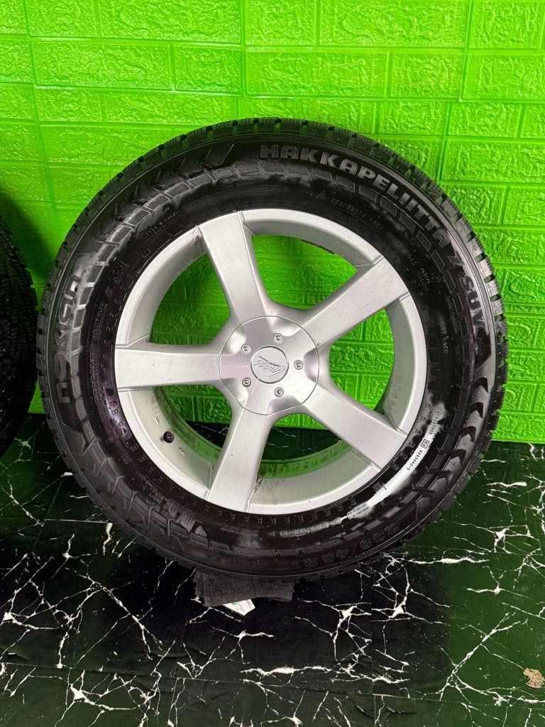 Audi Q5 GLC ML Touareg 5x112 5x100 winterset 9mm 17 inch, Auto-onderdelen, Niet ingevuld, Gebruikt, Banden en Velgen, Niet ingevuld