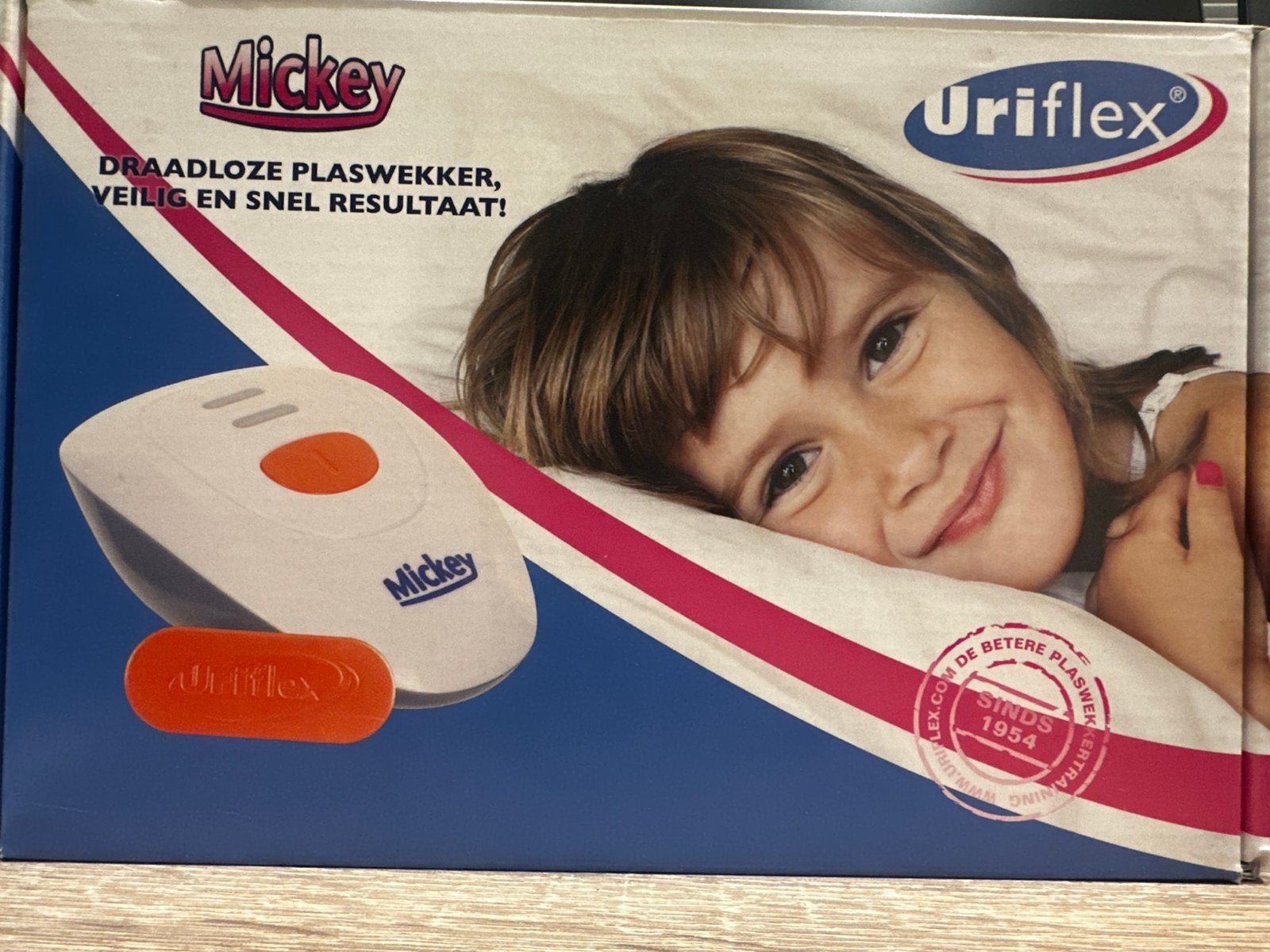 Mickey Uriflex Draadloze Plaswekker - Zo goed als nieuw, Ophalen of Verzenden, Zo goed als nieuw