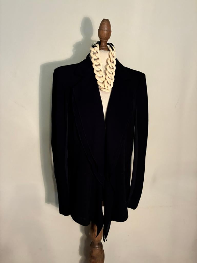 MARCCAIN JASJE/VEST BLACK TRAVEL *6, Verzenden, Zwart, Maat 42/44 (L), Zo goed als nieuw