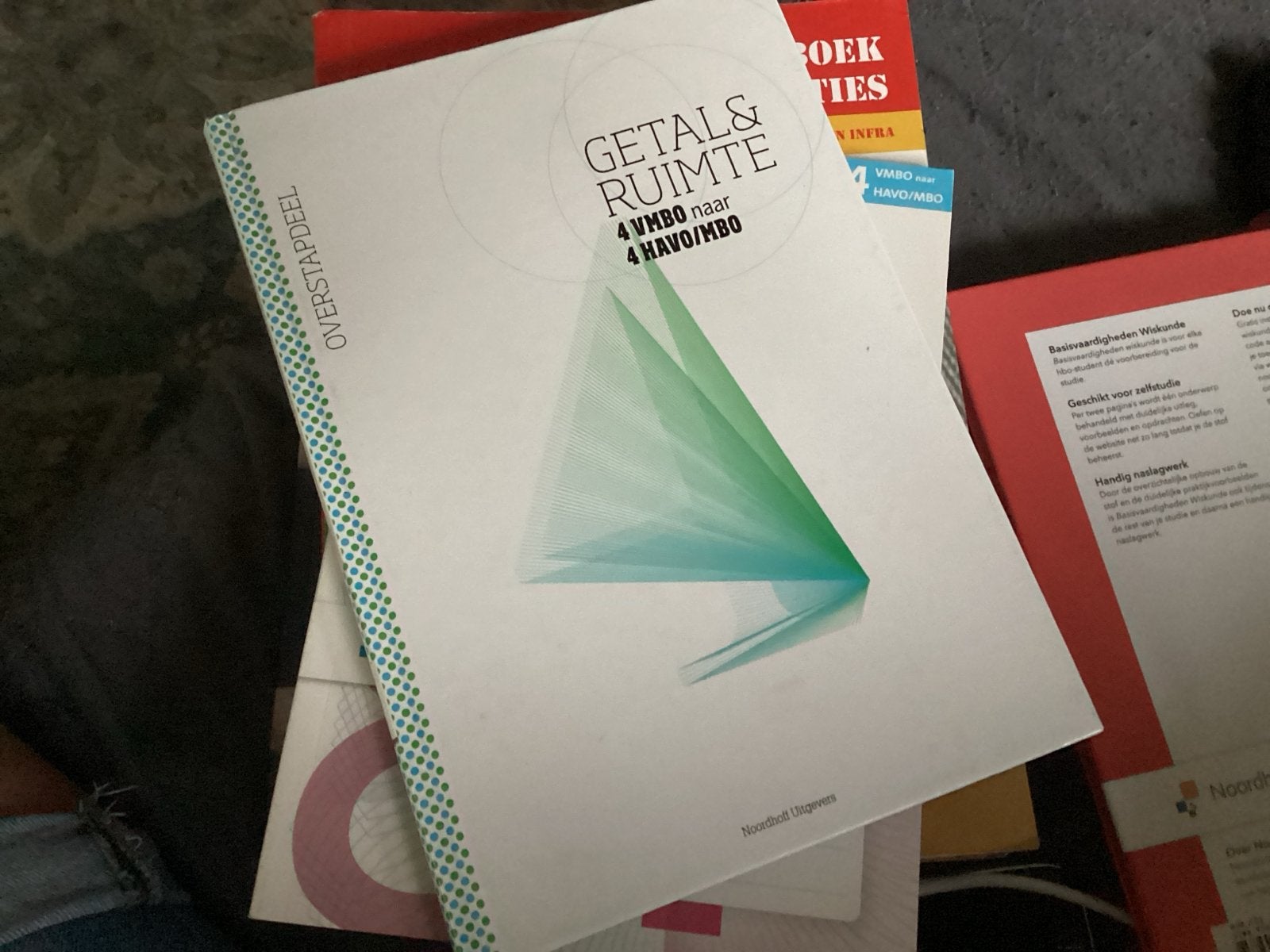 Getal & Ruimte Overstapdeel 4 VMBO naar 4 HAVO/MBO, Boeken, Ophalen of Verzenden, Zo goed als nieuw, VMBO, Wiskunde A