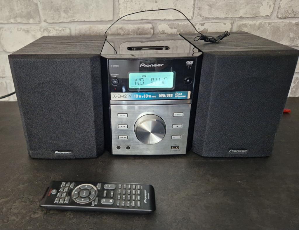Pioneer X-EM21V Microset met DVD/USB en afstandsbediening, Audio, Tv en Foto, Stereo-sets, Ophalen, Gebruikt, Microset, Pioneer