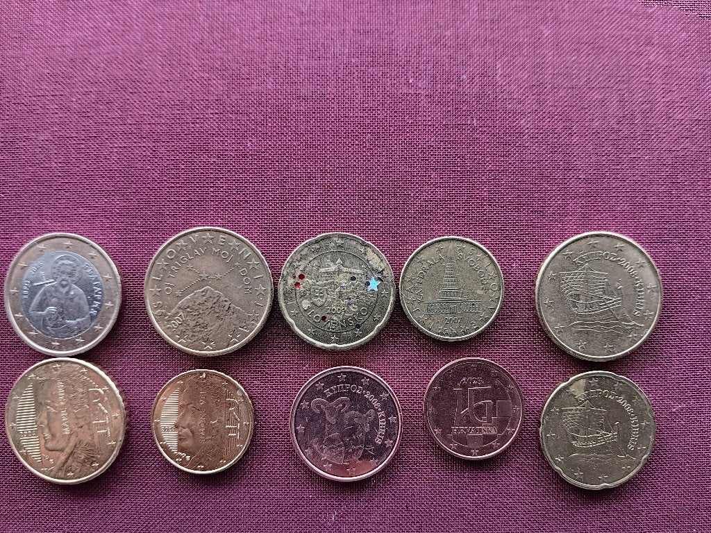 Euromunten verschillende landen en waarden, Verzenden, Overige landen, 5 euro, Losse munt