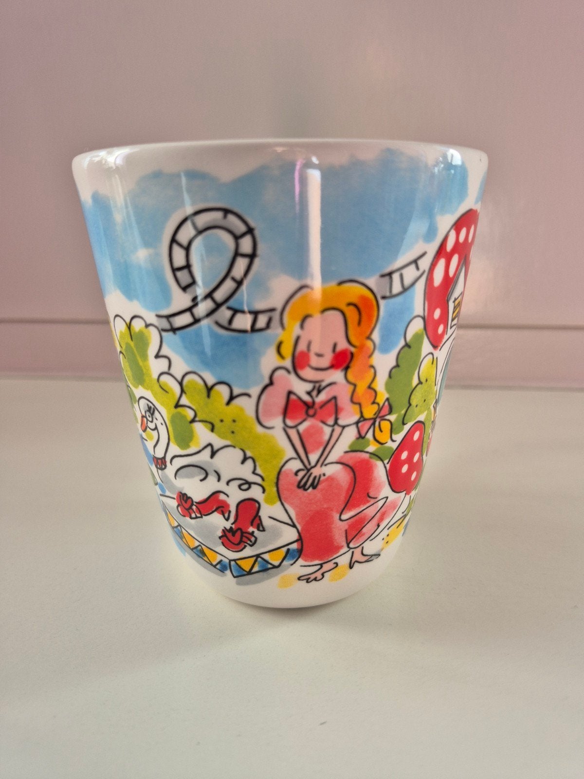Blond Efteling Grote Mok, Ophalen of Verzenden, Zo goed als nieuw, Aardewerk, Kop(pen) en/of Schotel(s)