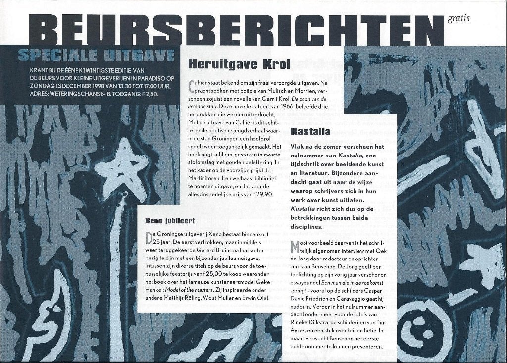 Beursberichten - 13 december 1998., Verzenden, Zo goed als nieuw