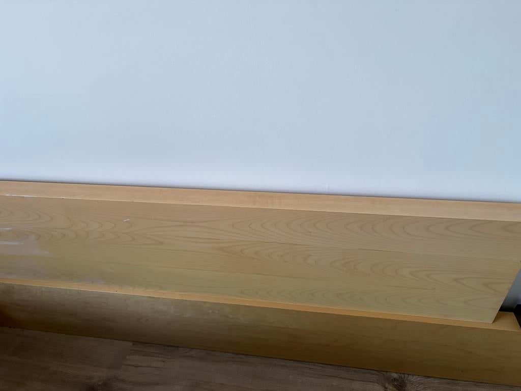 Wandplanken stevig hout 2 stuks, Ophalen of Verzenden