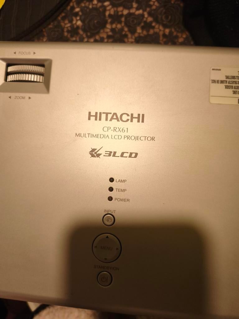 Hitachi CP-RX61 LCD Beamer - Ideaal voor games,Sport & Film, Gebruikt, Ophalen of Verzenden, LCD, Overige resoluties