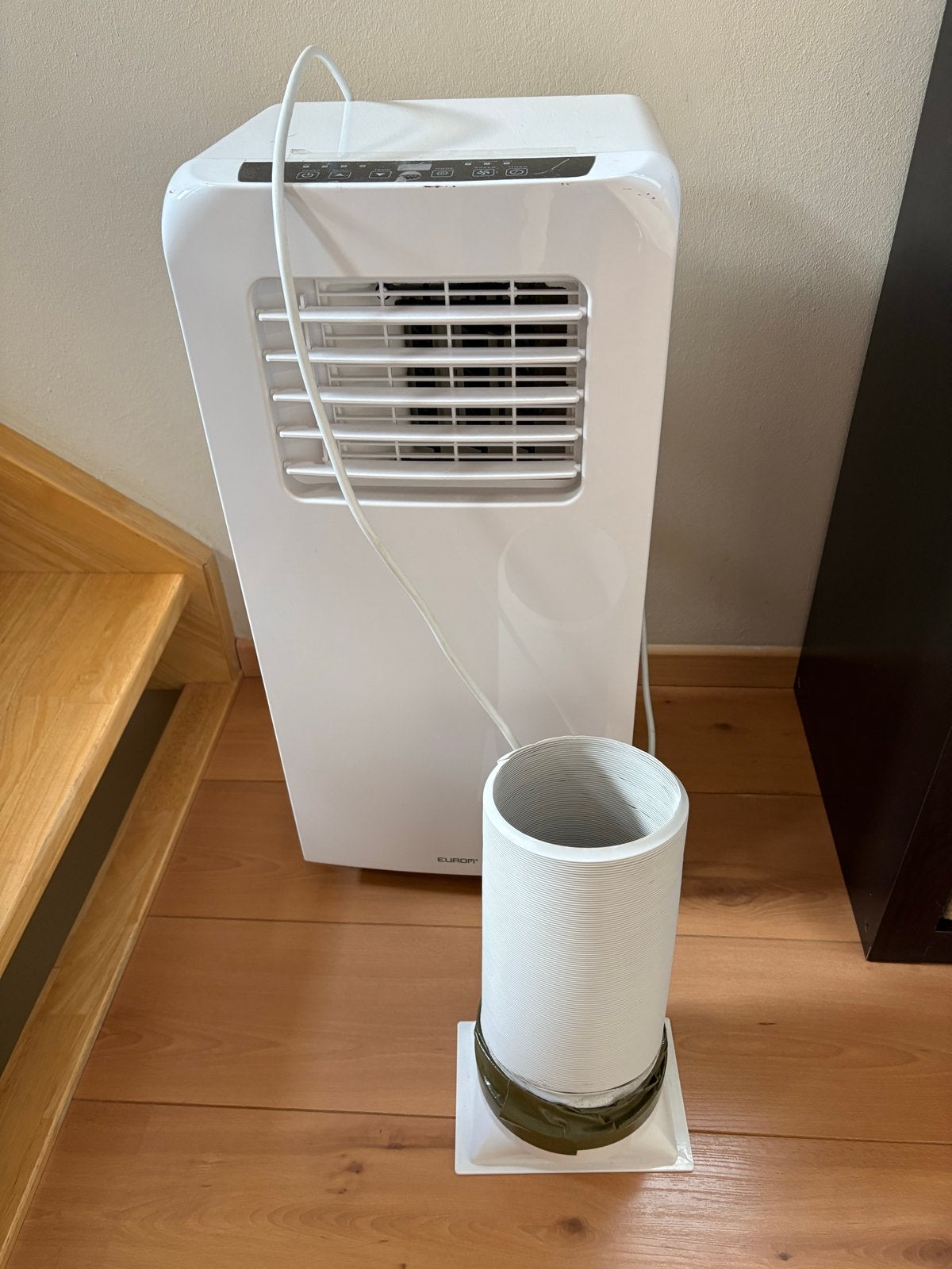 Mobiele airco, Koelen, Ventileren, Ontvochtigen, Ophalen, Gebruikt, Minder dan 60 m³, 3 snelheden of meer
