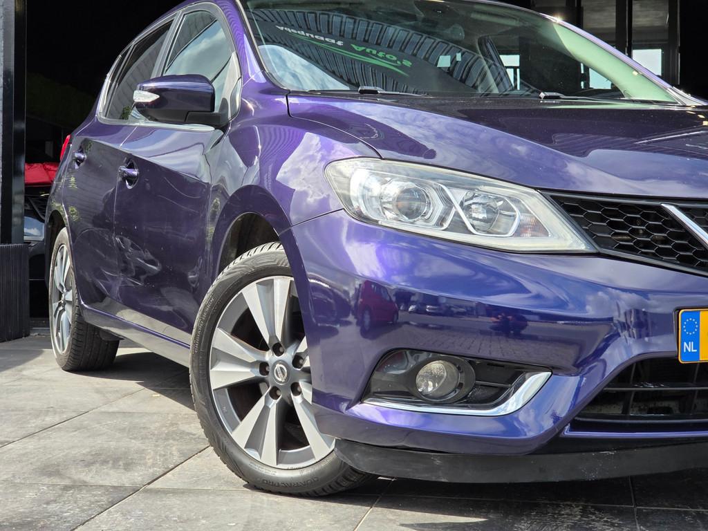 Nissan Pulsar 1.2 DIG-T Tekna|Airco|Navi|Leer|Camera|NAP|APK, Auto's, Nissan, Voorwielaandrijving, Euro 5, Gebruikt, 4 cilinders