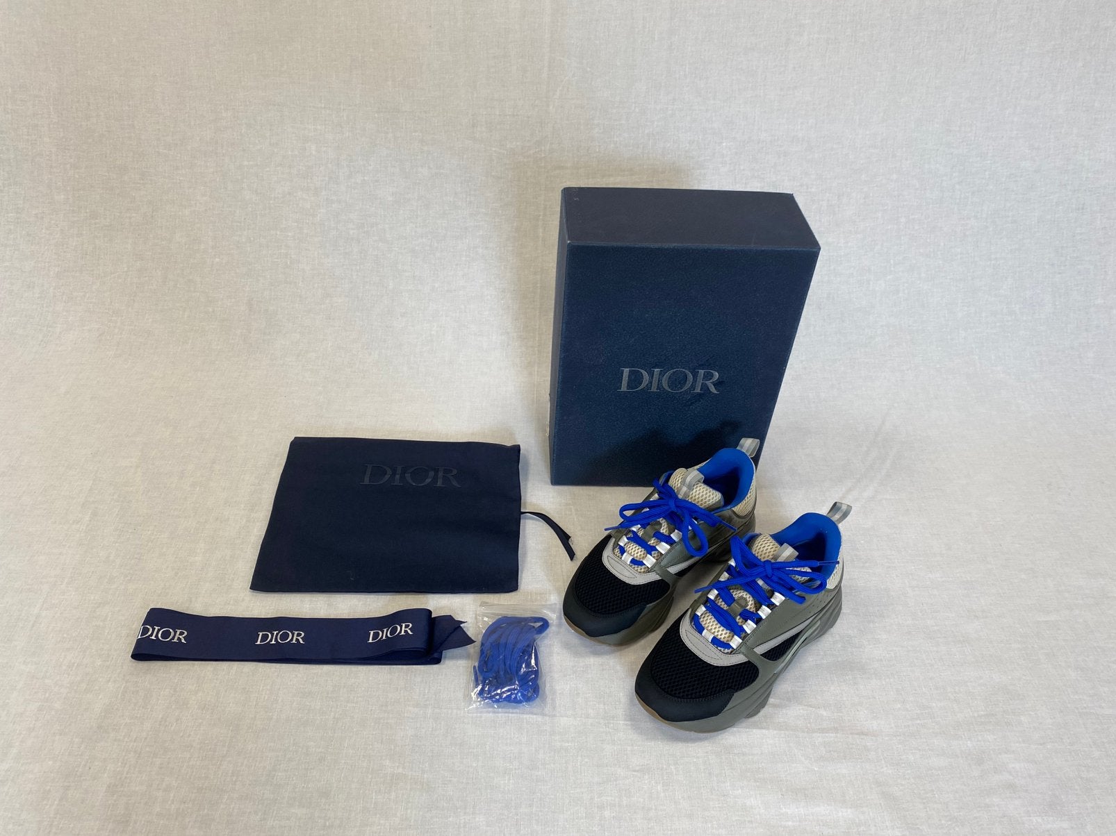 Dior B22 Black/Khaki/Blue Size 41, Verzenden, ., Zwart, .