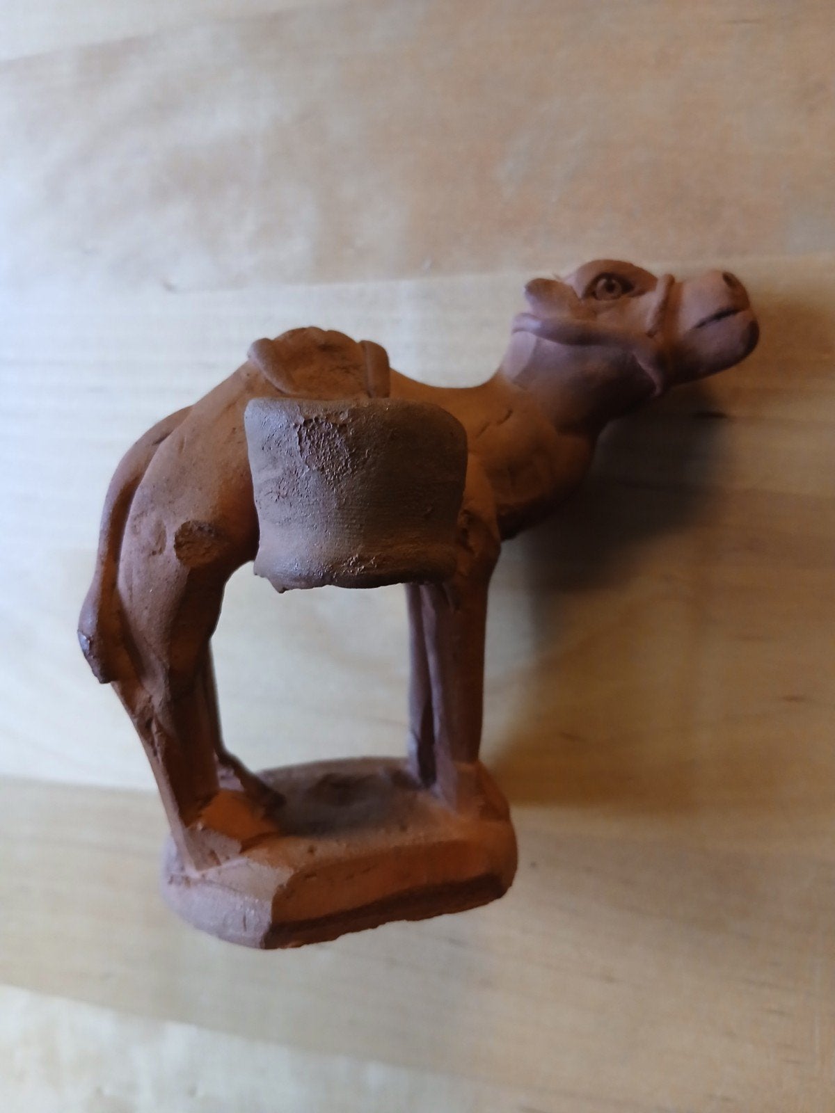 Kameel beeldje van terracotta, Antiek en Kunst, Ophalen of Verzenden