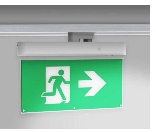 Model No Kex91m Led Blade Exit Sign Light 4X TE KOOP, Kunststof, Opbouwspot, Overige merken, Geschikt voor plafondmontage