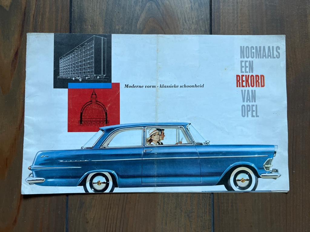 Opel Rekord P2 brochure - Garage Zwart Wormerveer, Boeken, Auto's | Boeken, Ophalen of Verzenden, Gelezen, Opel