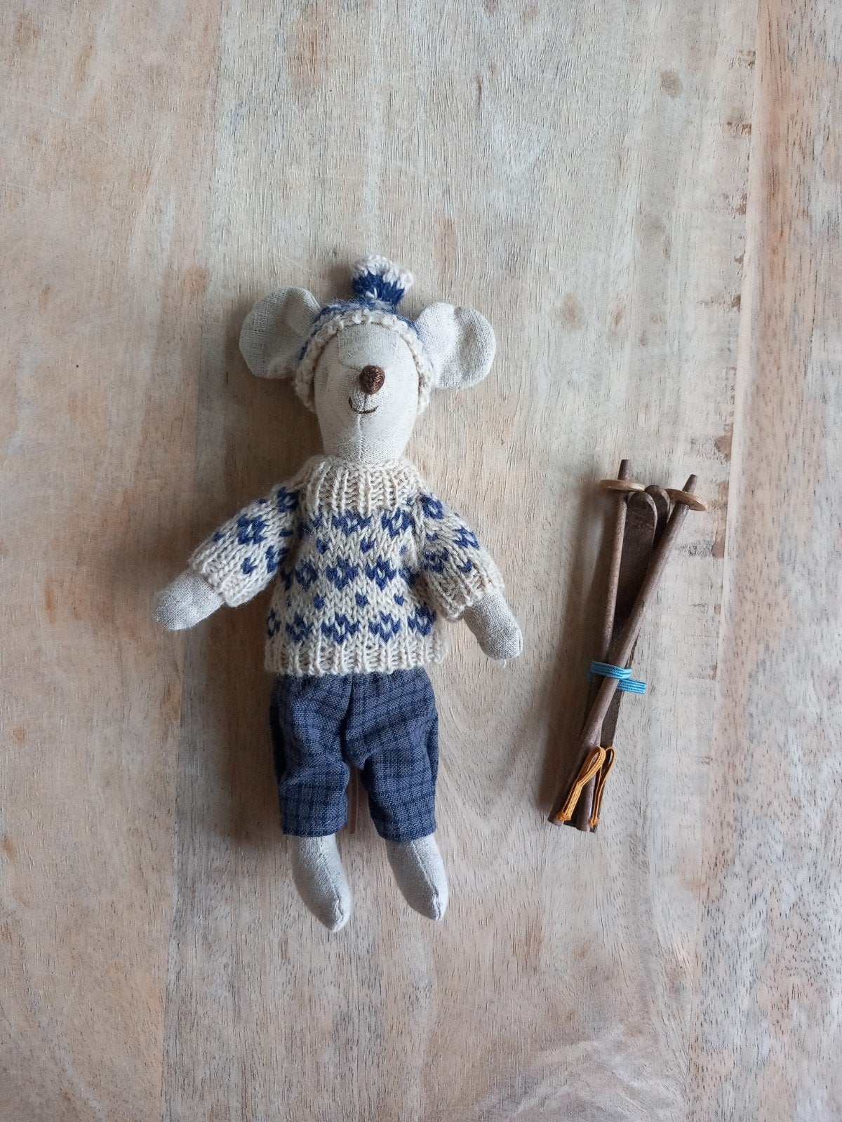 Maileg wintermuis vader, Ophalen of Verzenden, Nieuw, Poppenhuispop