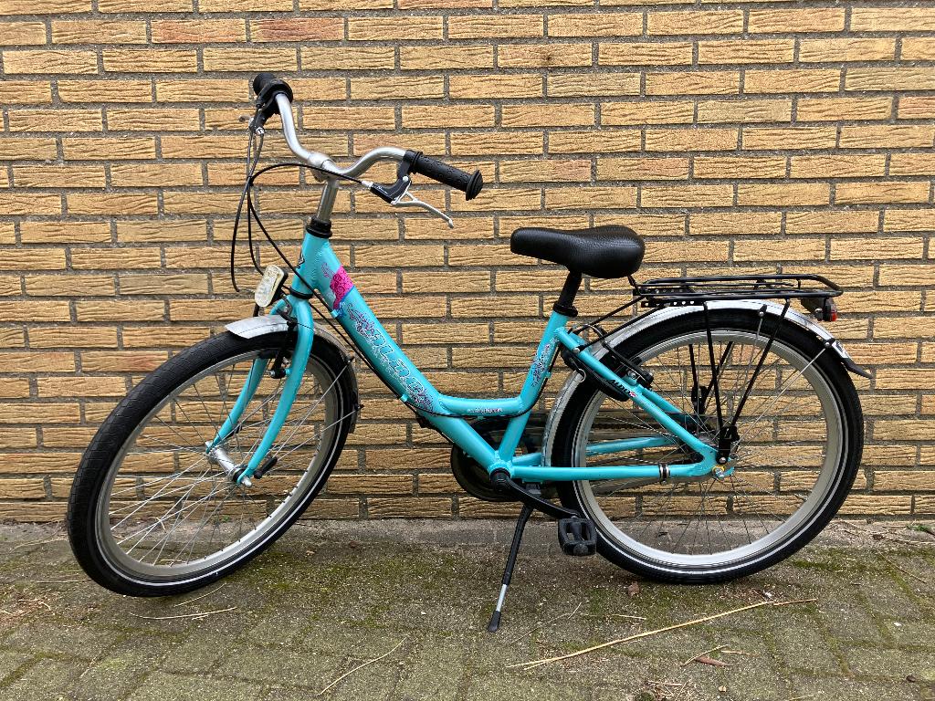 Meisjesfiets 24 inch, Ophalen, Velgrem, Versnellingen, Aldo
