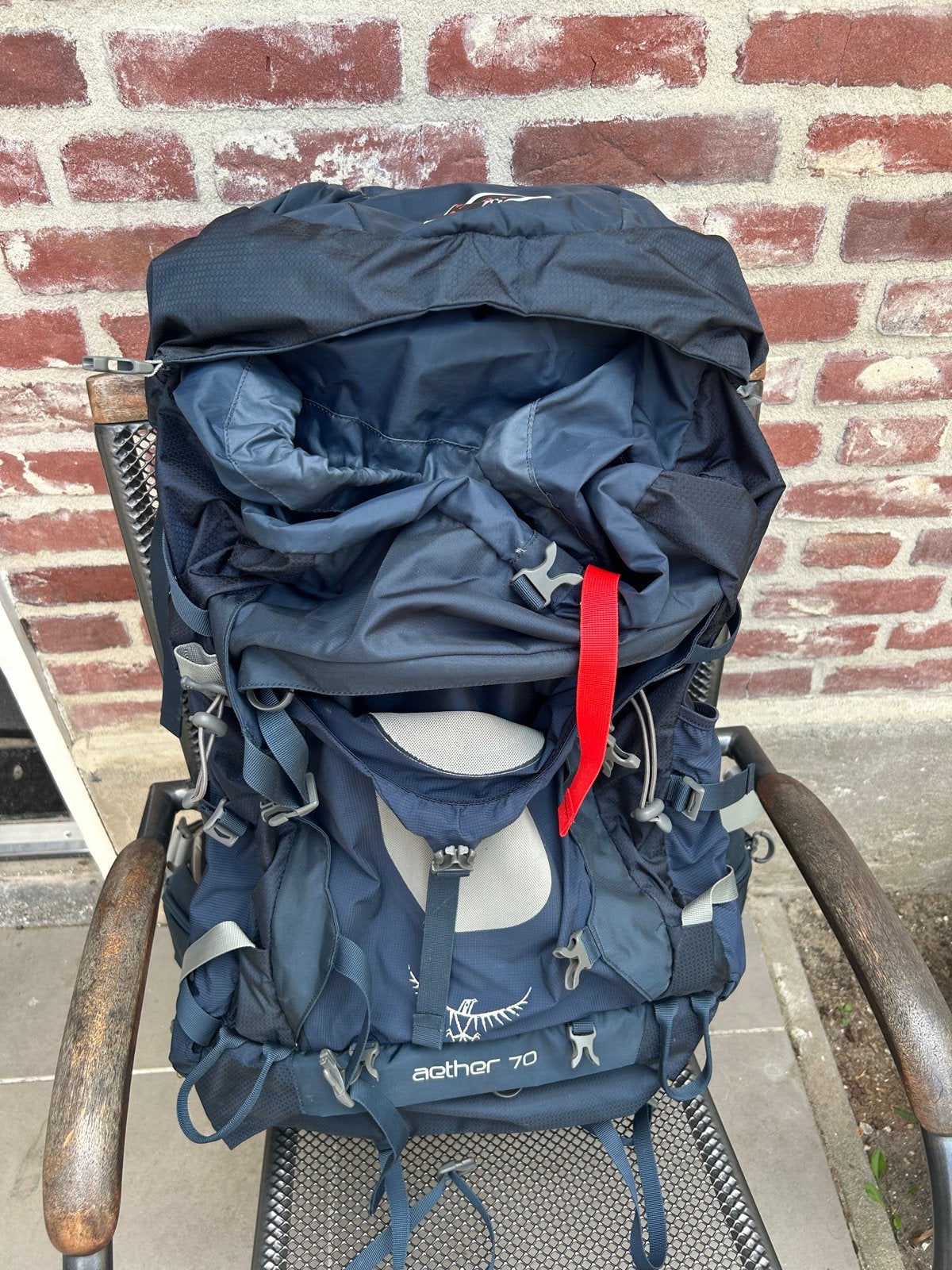 Osprey Aether 70 Backpack - Ideaal voor lange tochten, Sport en Fitness, Ophalen of Verzenden, Gebruikt, Rugzak