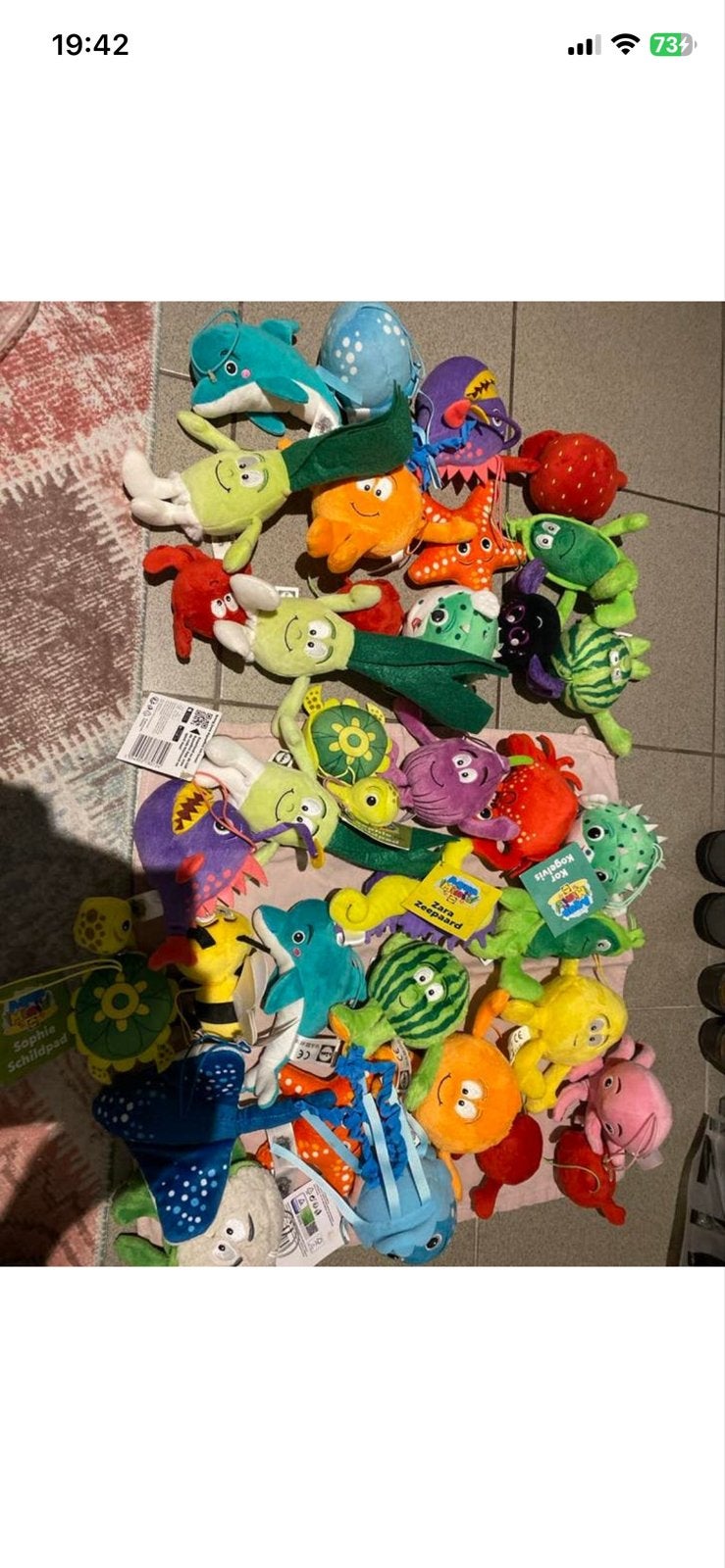 Grote collectie lidl knuffels, Lidl, Overige karakters, Overige typen, Ophalen of Verzenden