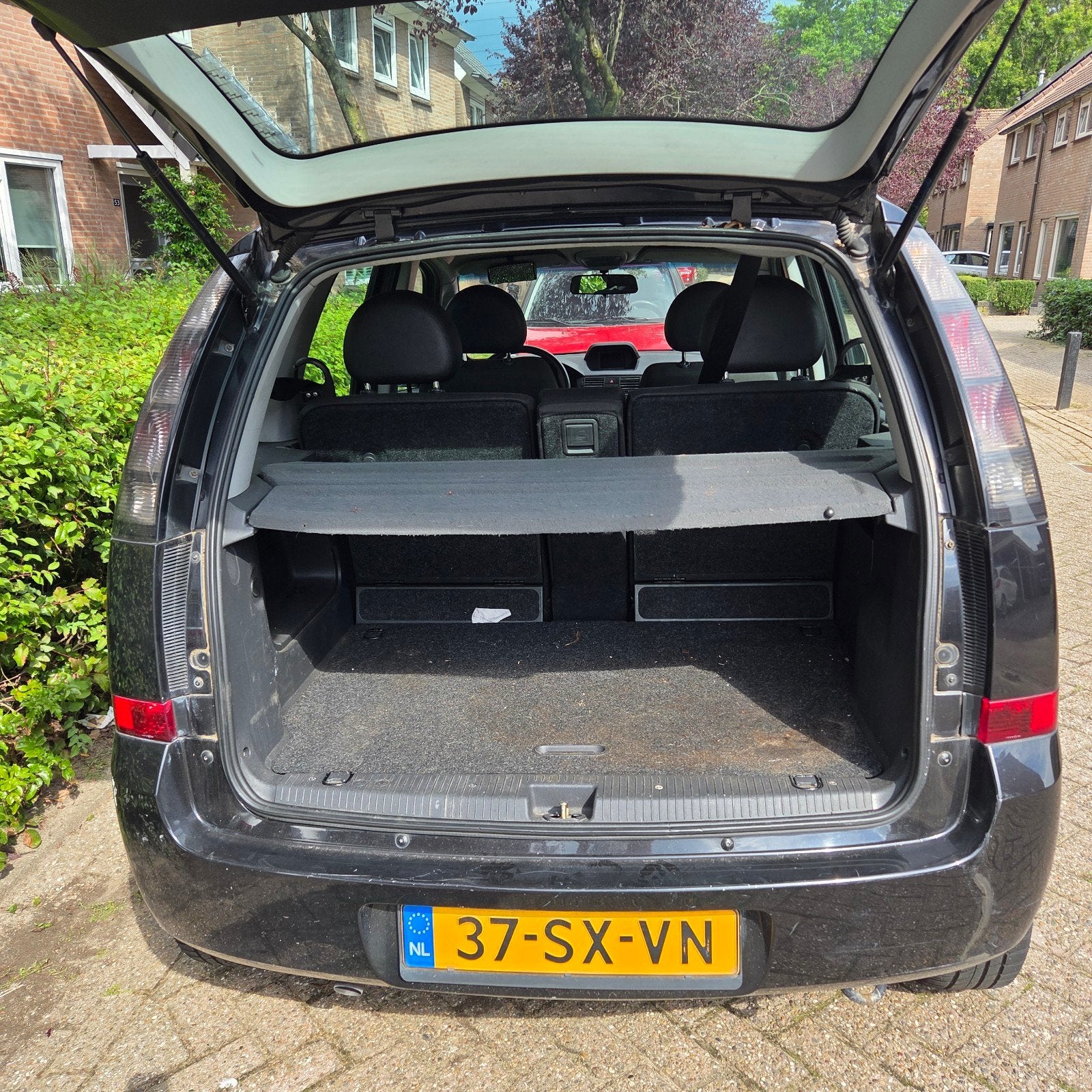 Opel Meriva 1.6 16V 77KW 2006 Zwart, Auto's, Voorwielaandrijving, 15 km/l, 4 cilinders, Zwart