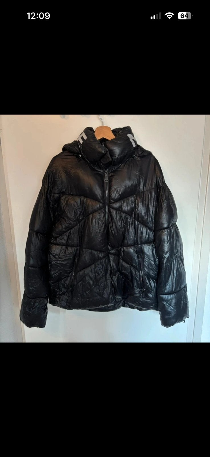 Nikkie winterjas maat 38, Kleding | Dames, Ophalen of Verzenden, Gedragen, Maat 38/40 (M), Zwart