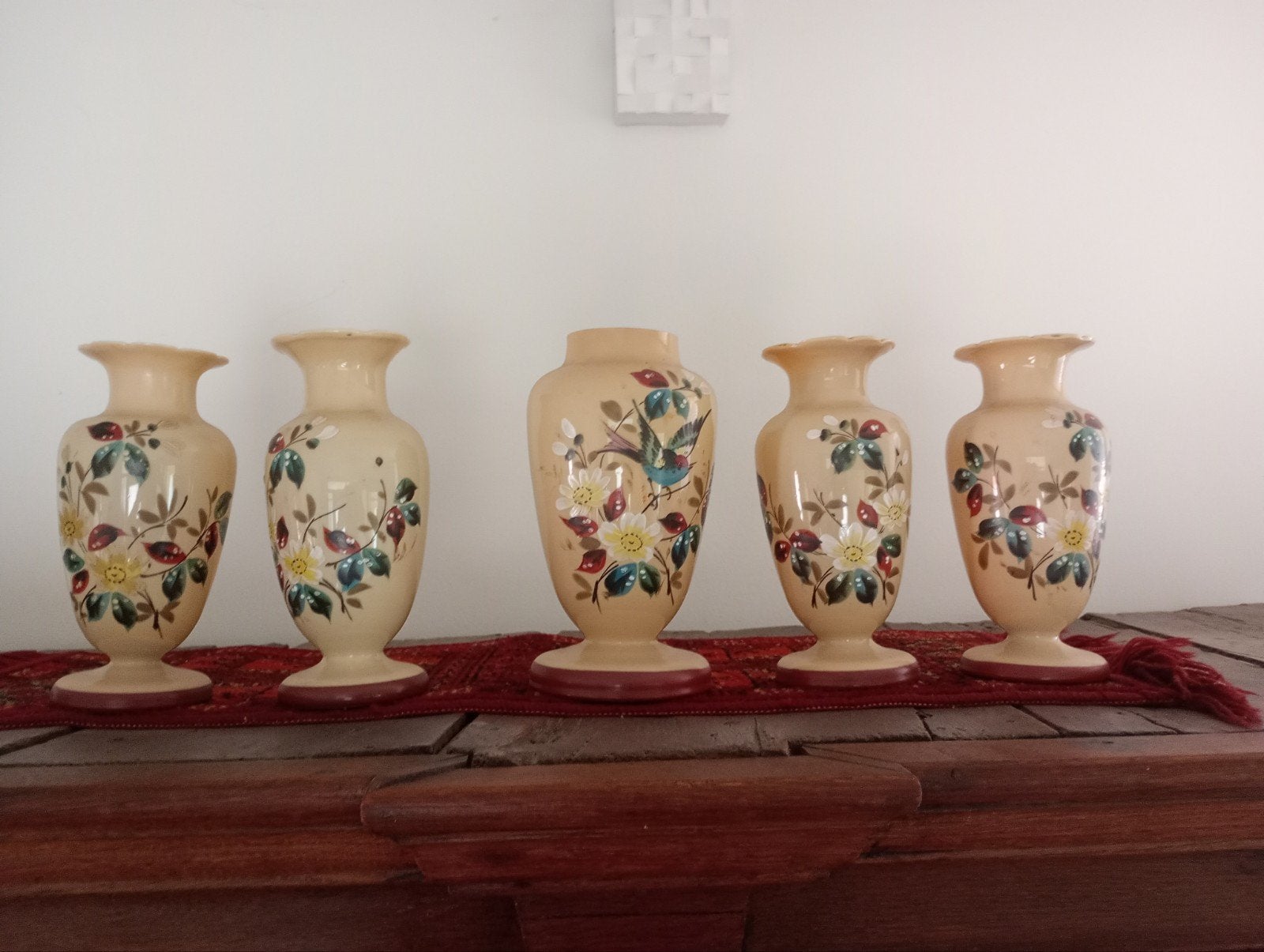 Antieke opaline kaststel, Antiek en Kunst, Ophalen of Verzenden