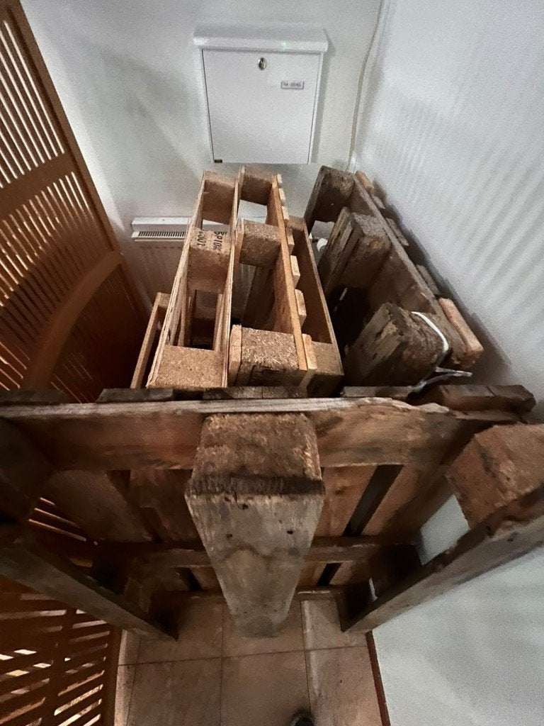 Pallets gratis op te halen, Ophalen, Gebruikt, 50 mm of meer, Pallet