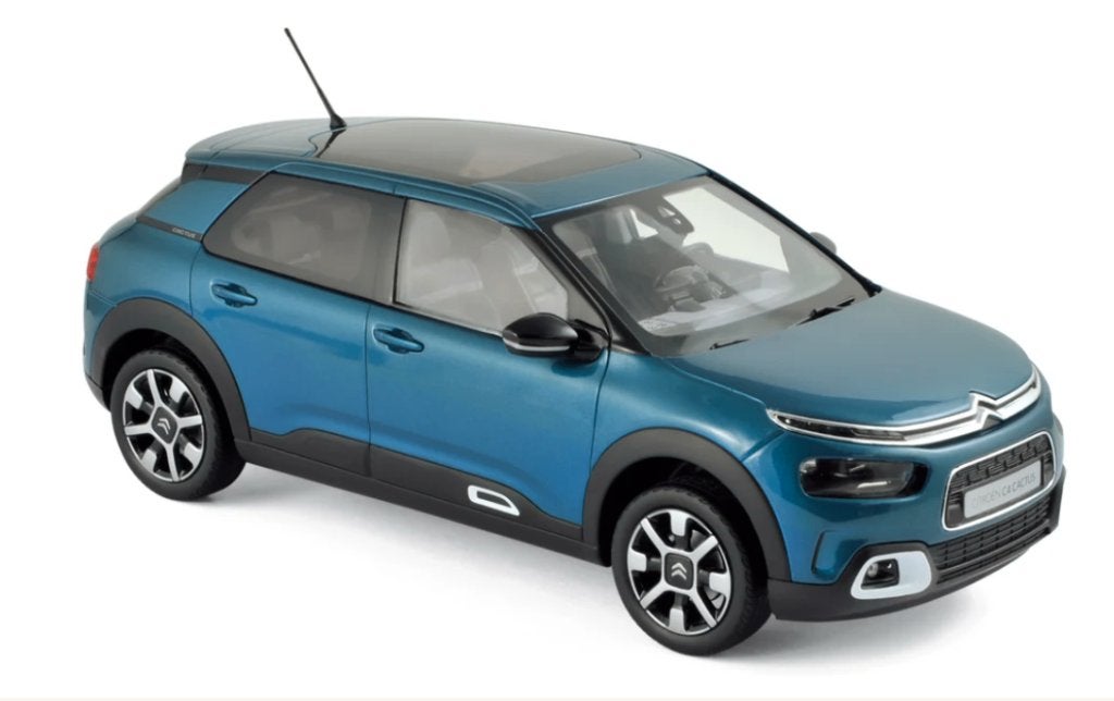 Citroen C4 Cactus 2018 Emeraude Blauw 1/18 NOREV ref: 181660