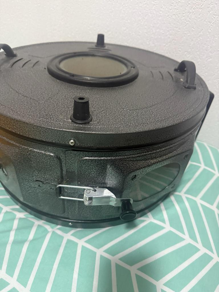 Teffo Vrijstaande Ronde Oven Elektrische, Ophalen of Verzenden, Zo goed als nieuw, Overige materialen