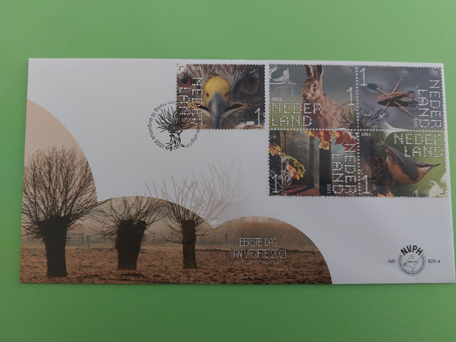 2021 Nederland Fdc 829a en 829b, Verzenden, Nederland
