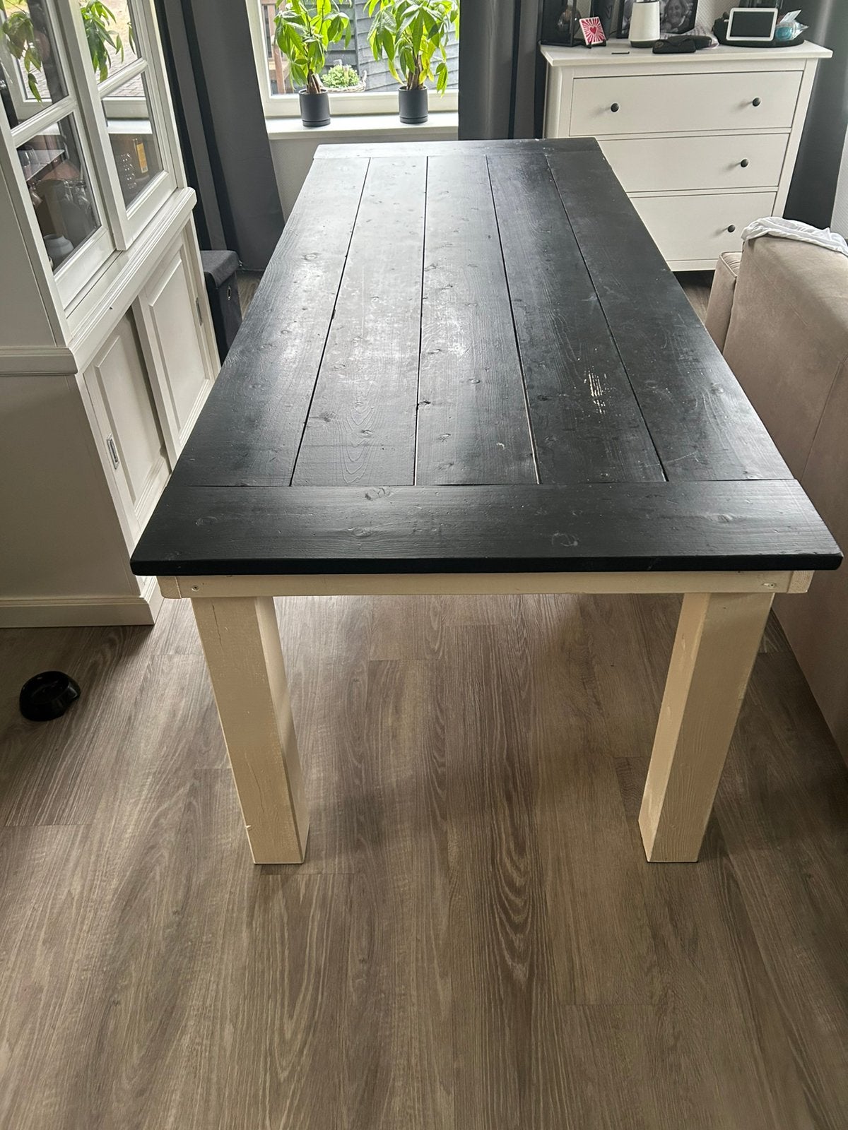 Eettafel, Huis en Inrichting, Tafels | Eettafels, Ophalen, 200 cm of meer, 50 tot 100 cm, Zo goed als nieuw