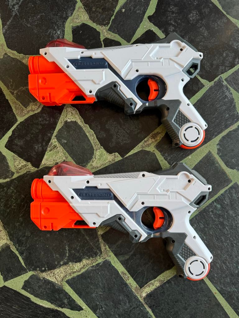 Nerf Alphapoint 2 Laser Ops Pro Blasters - Goede Staat, Ophalen, Zo goed als nieuw, Jongen of Meisje