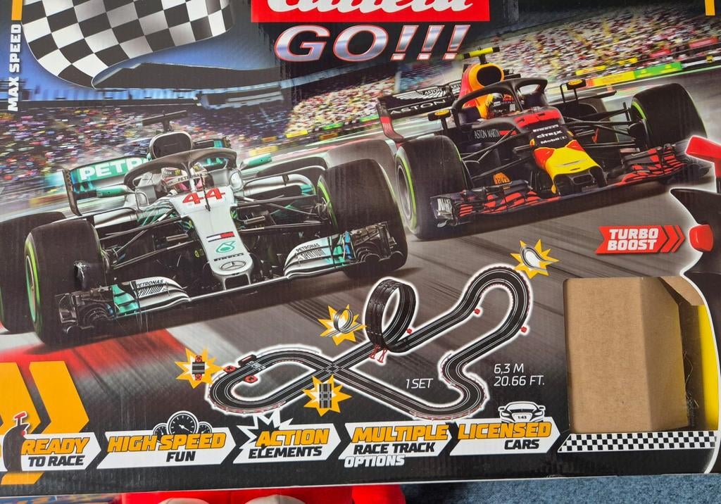 F1 racebaan 1:34., Overige merken, Racebaan, Ophalen of Verzenden, Zo goed als nieuw
